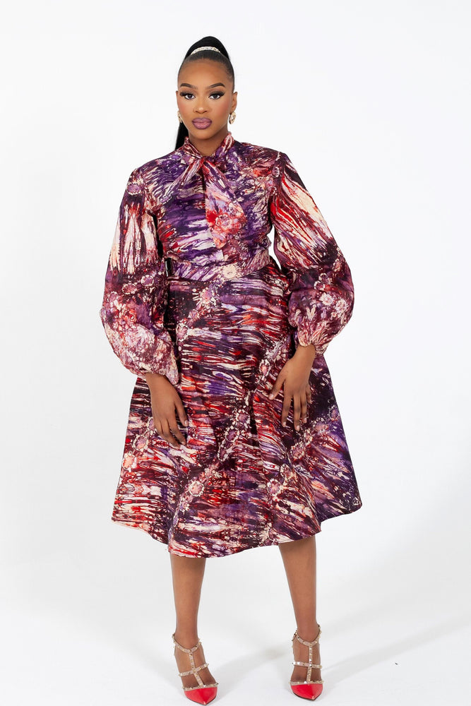 ABIOYE AFRICAN PRINT ADIRE CO-ORD SET - DESIRE1709
