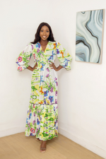 BALI FLORAL MAXI DRESS