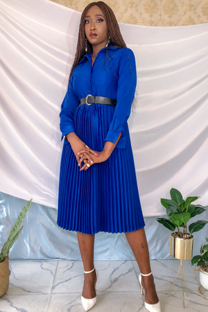 BETHIKA PLEATED DRESS - DESIRE1709