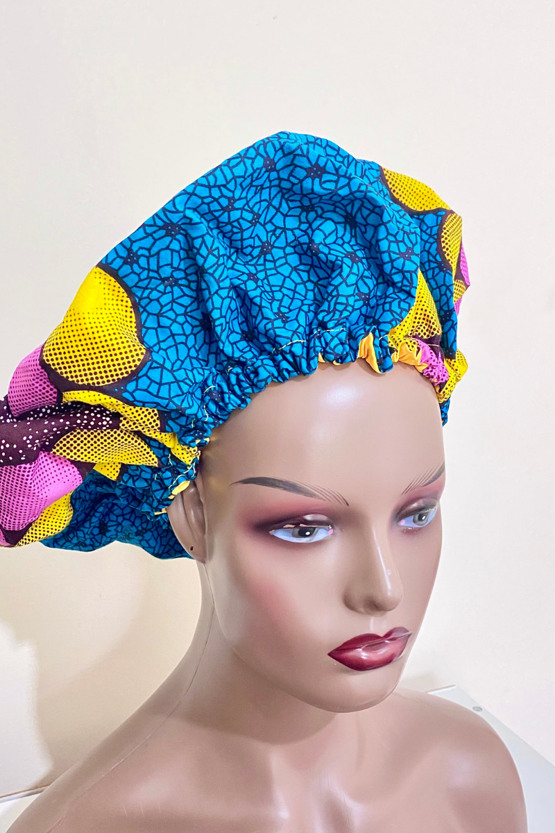 LADE AFRICAN PRINT ANKARA BONNET - DESIRE1709