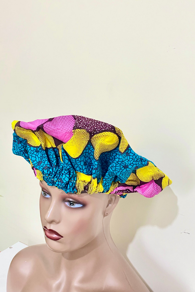 LADE AFRICAN PRINT ANKARA BONNET - DESIRE1709