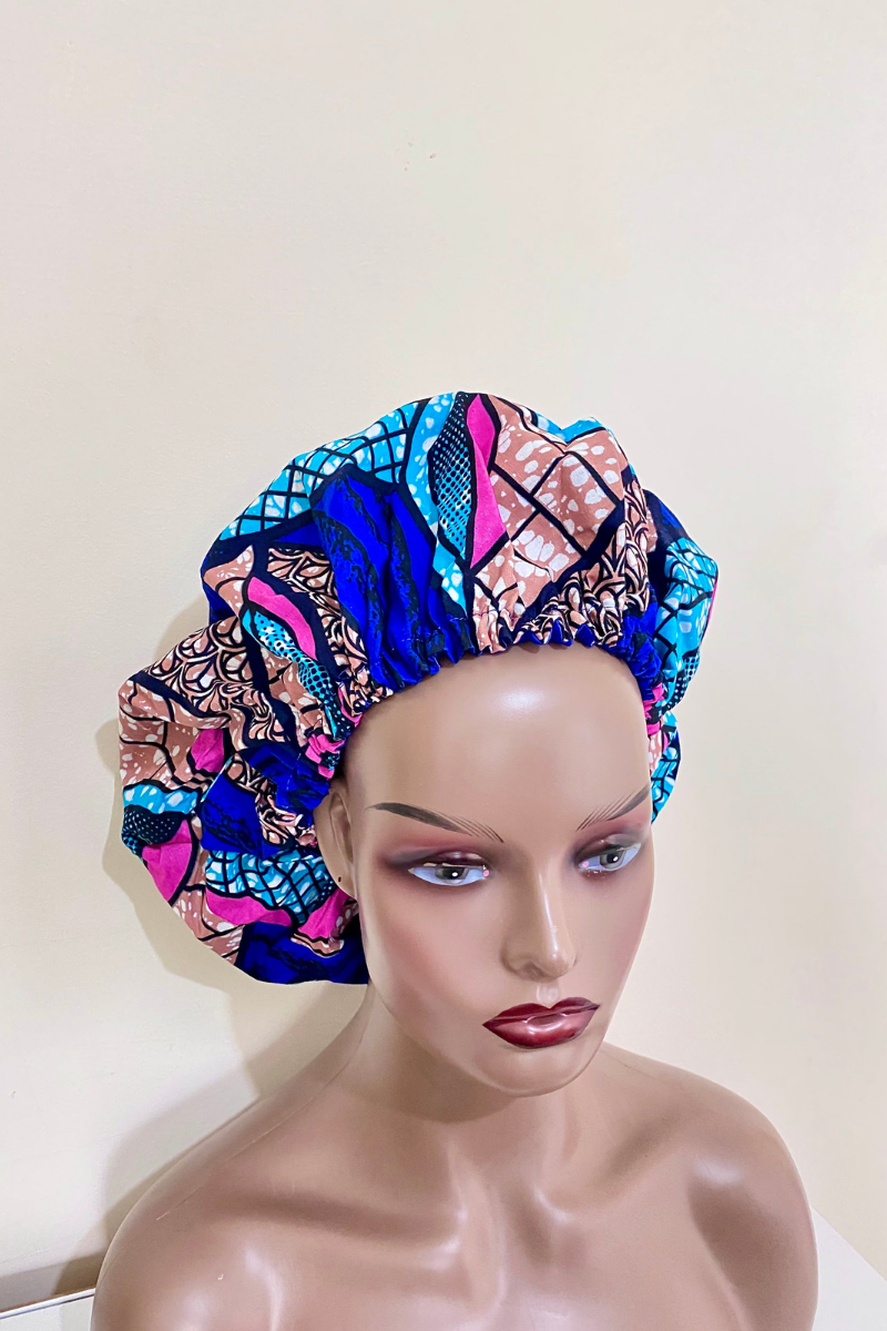 LADE AFRICAN PRINT ANKARA BONNET - DESIRE1709