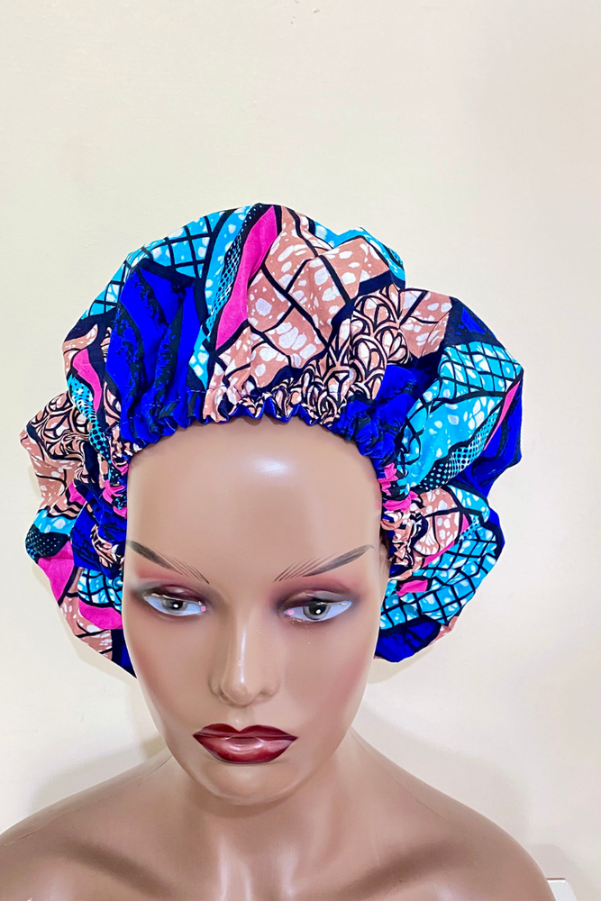 LADE AFRICAN PRINT ANKARA BONNET - DESIRE1709