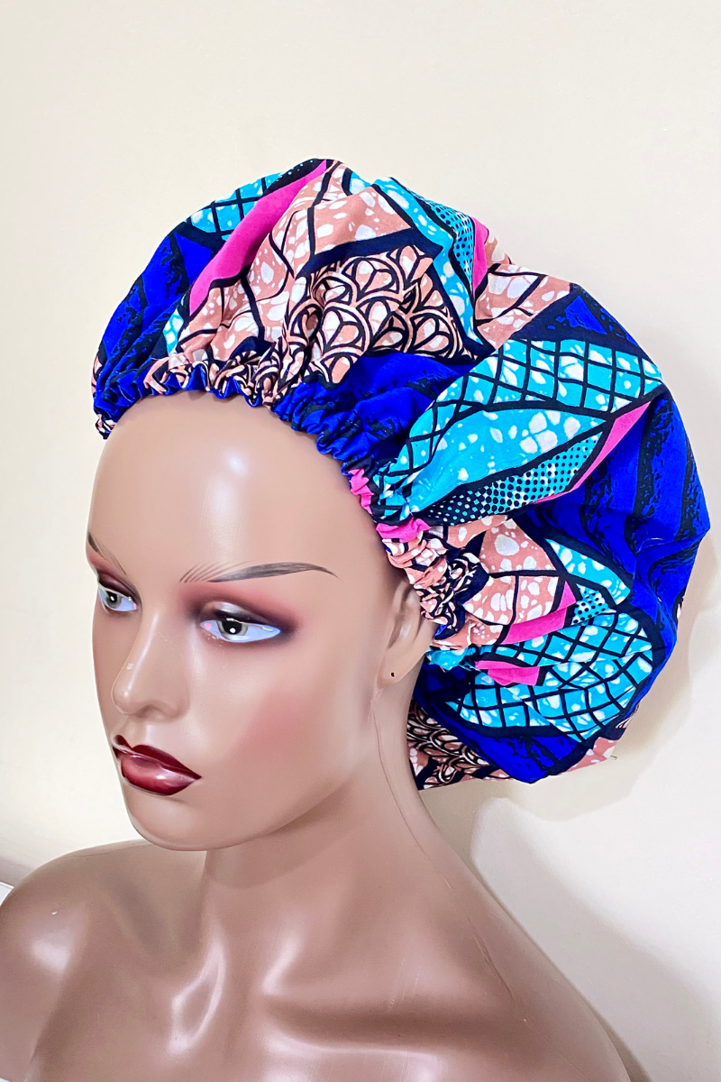LADE AFRICAN PRINT ANKARA BONNET - DESIRE1709