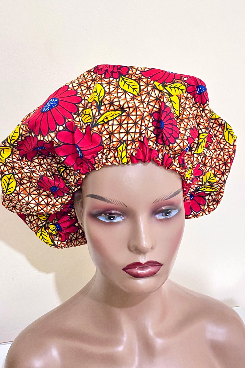 LADE AFRICAN PRINT ANKARA BONNET - DESIRE1709
