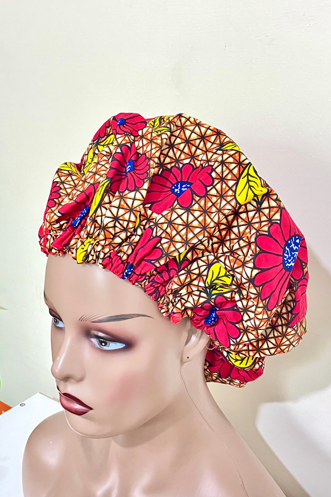 LADE AFRICAN PRINT ANKARA BONNET - DESIRE1709