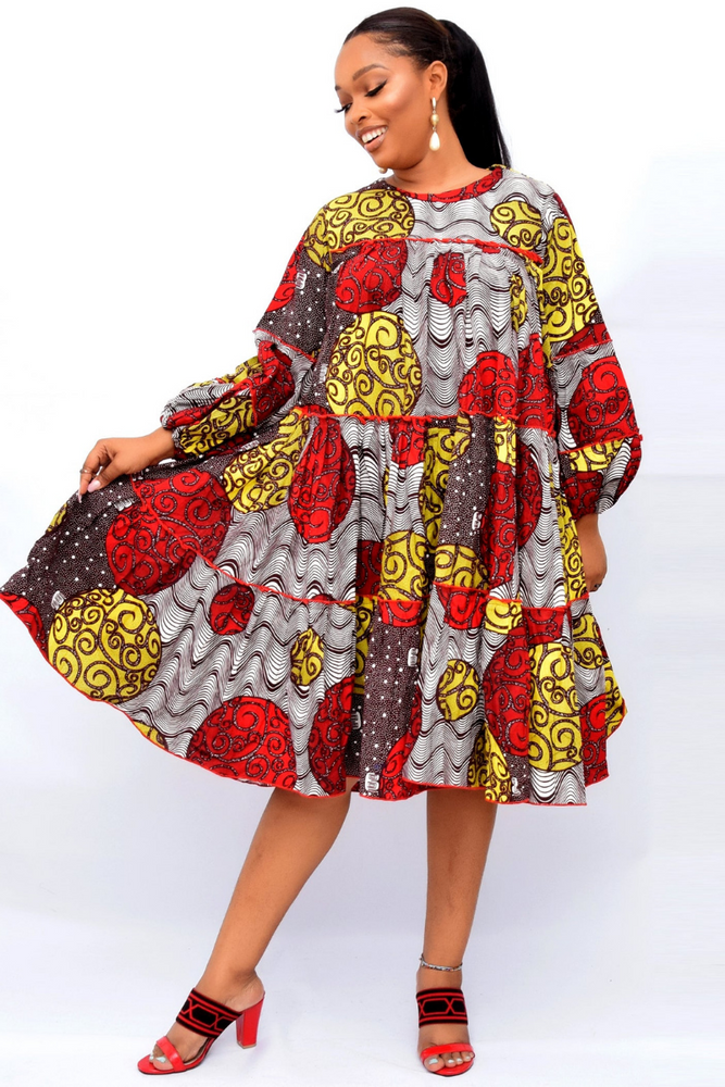 ankara shift dress designs Ankara Shift Dress