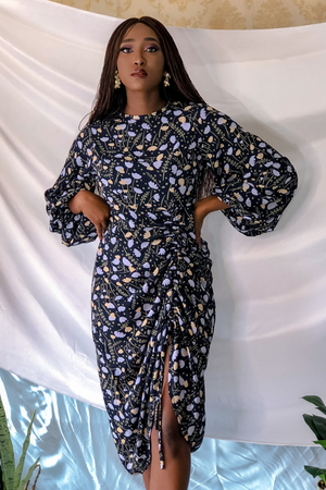 VALERIE DRAWSTRING DRESS - DESIRE1709