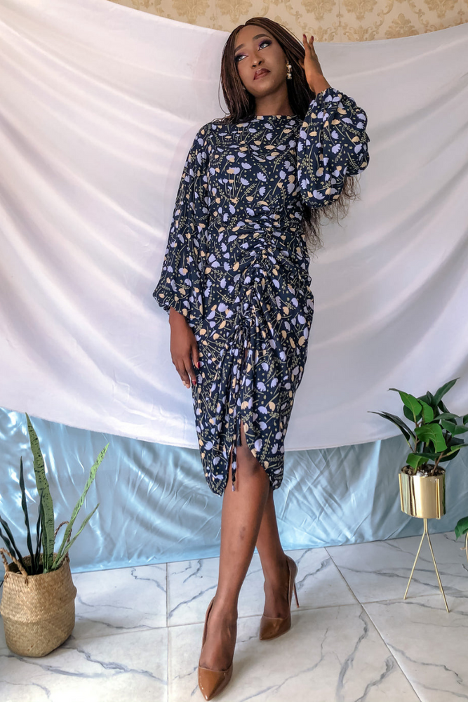 VALERIE DRAWSTRING DRESS - DESIRE1709