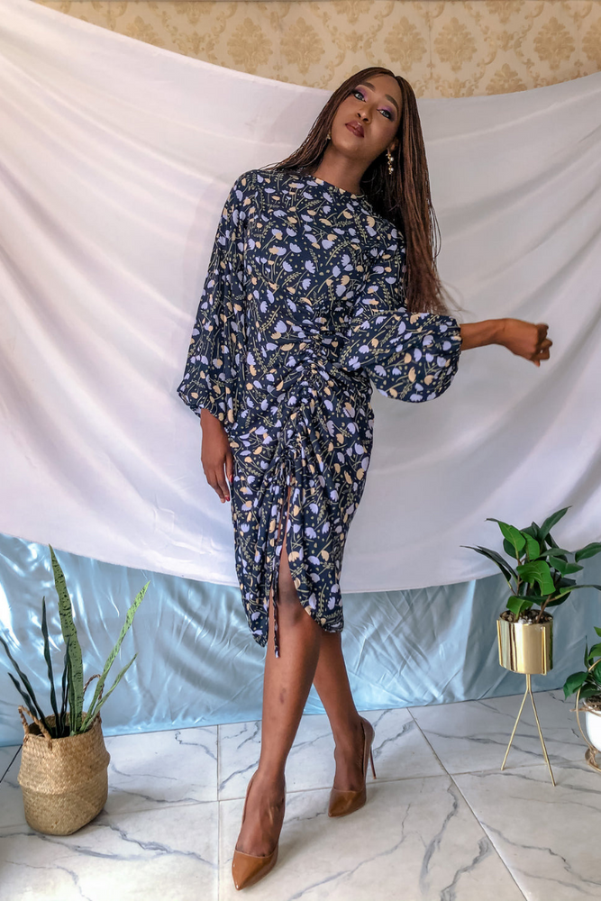 VALERIE DRAWSTRING DRESS - DESIRE1709