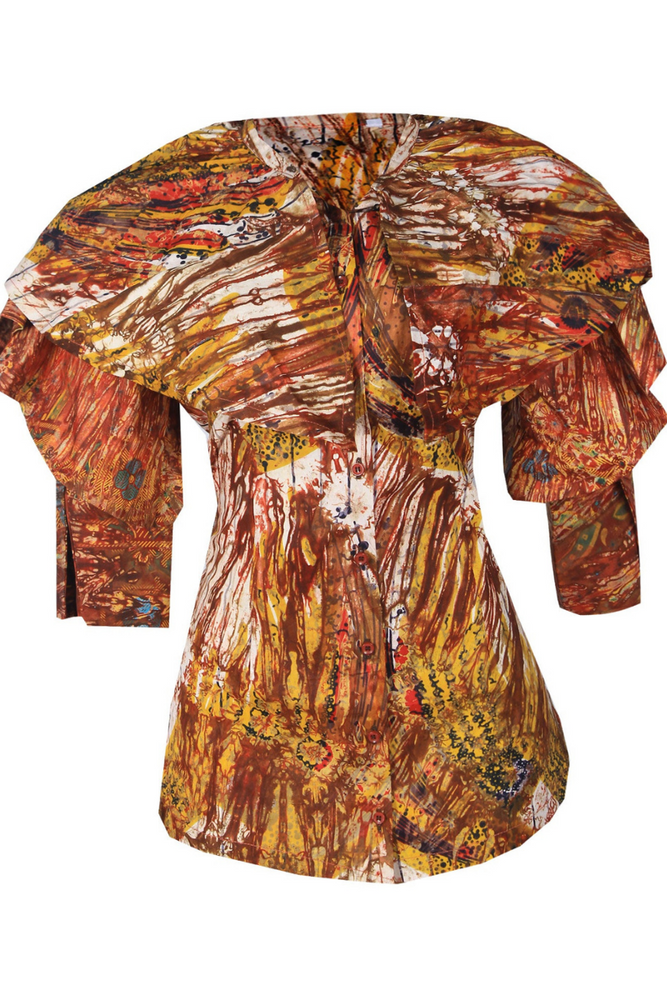 NANA AFRICAN PRINT ADIRE SET (RED) - DESIRE1709