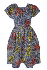 SADIYAT AFRICAN PRINT ANKARA OFFSHOULDER DRESS - DESIRE1709