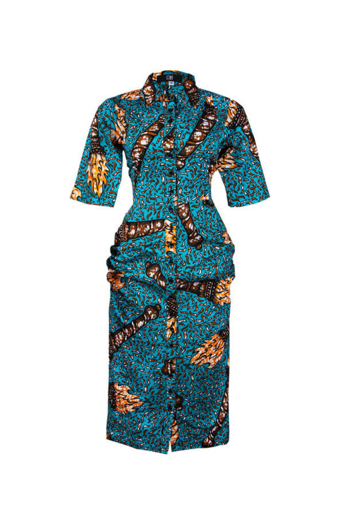 JAMILA BACK CUT OUT DRESS IN BROWN - DESIRE1709