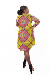 FISAYO BOYFRIEND SHIRT DRESS - DESIRE1709