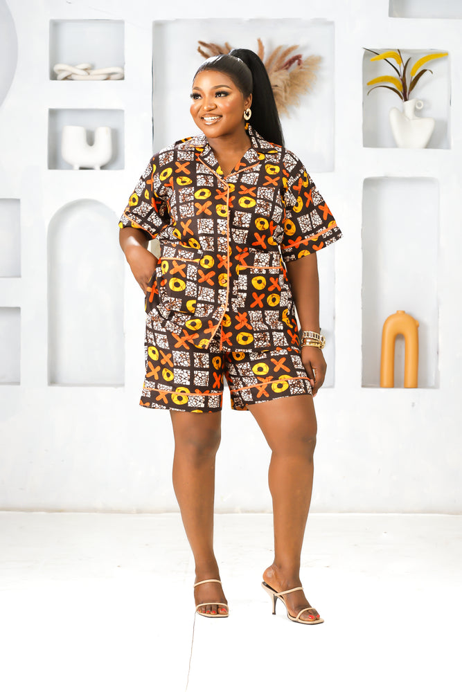 AMALI TWO PIECE SET (Orange)