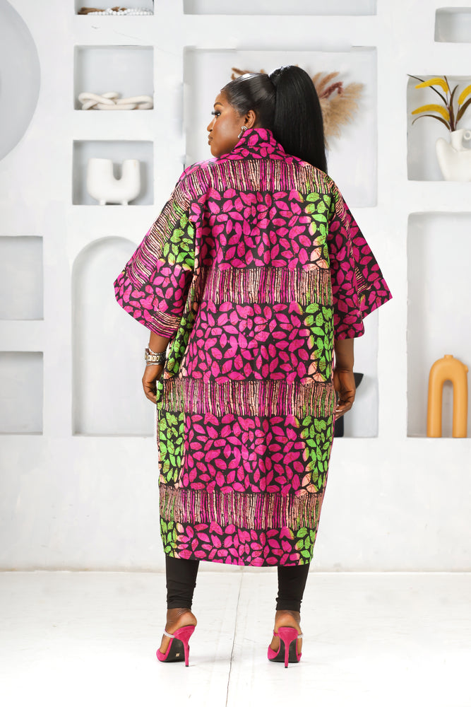 MOREMI AFRICAN PRINT KIMONO