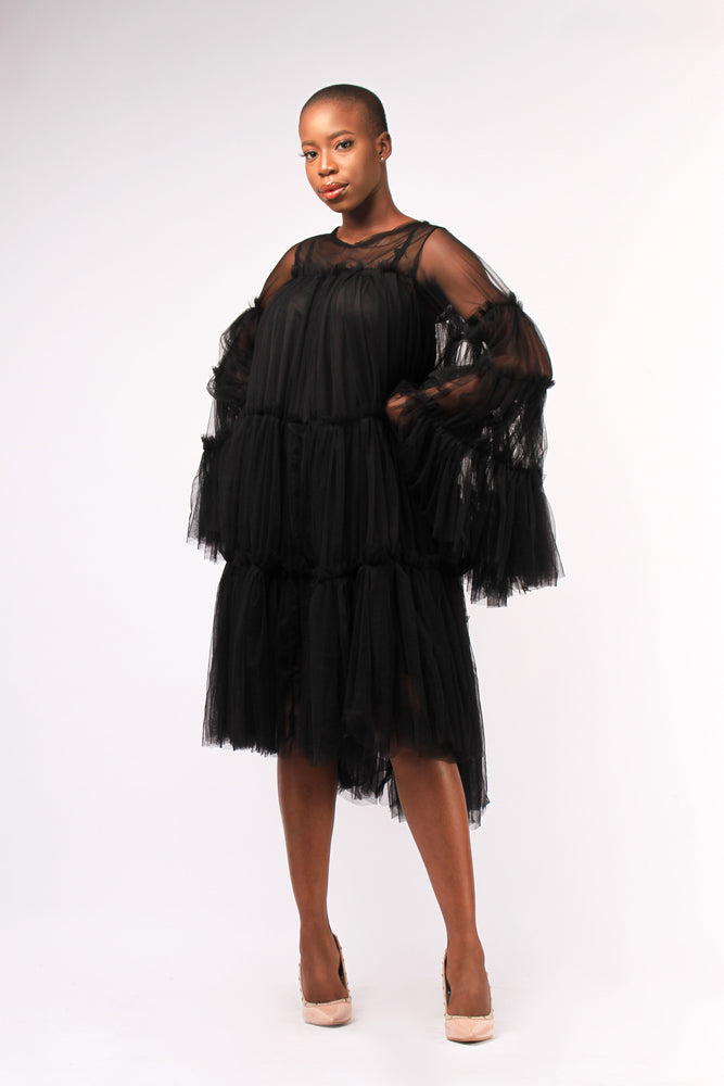 AUBREY FULL LAYERED TULLE DRESS